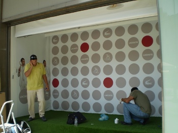 Εκθεσιακό Περίπτερο Lacoste